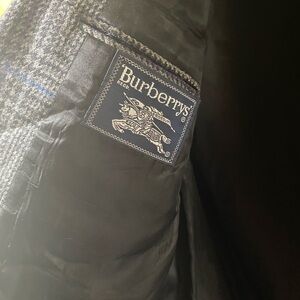 Men’s Burberrys’ tweed plaid wool Barneys New York  Wool Jacket sport coat